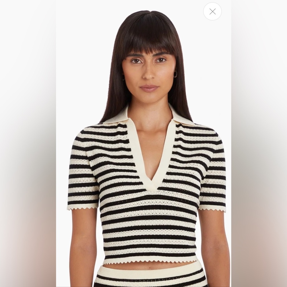 NWT Amanda Uprichard Seine Top - Size L SOLD OUT ELSEWHERE